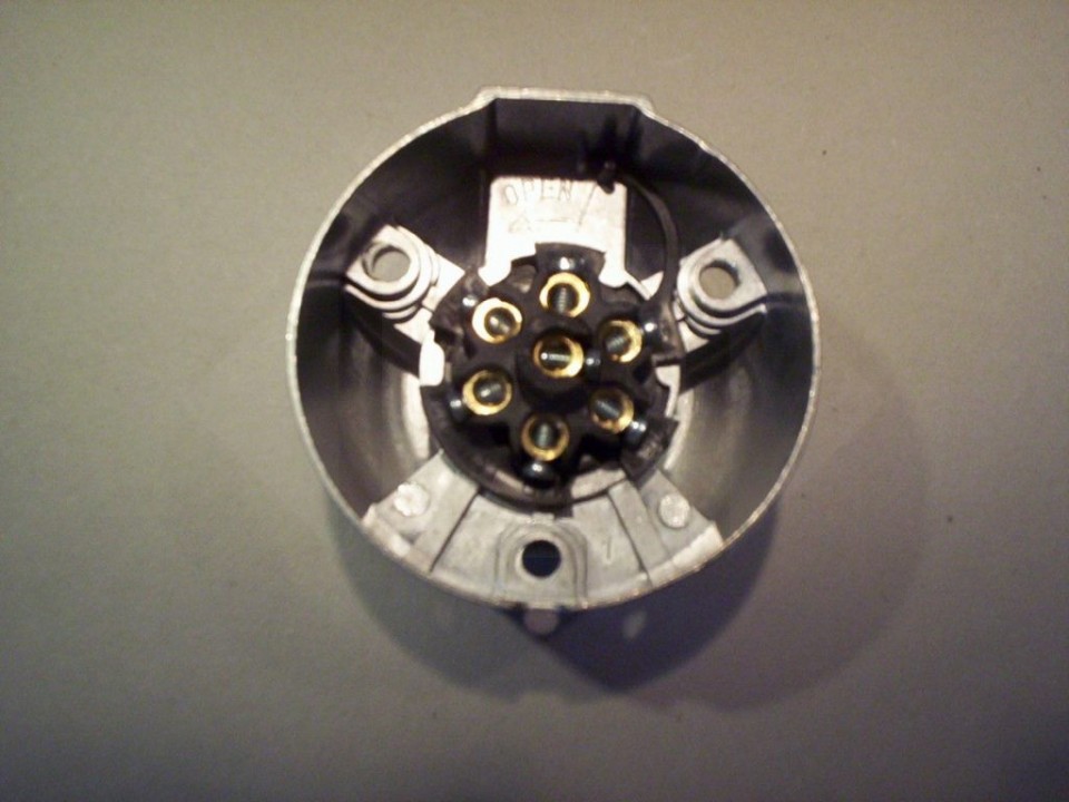 7-polige doos metaal voor aanhangwagen