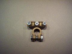 Dubbele accupoolklem -